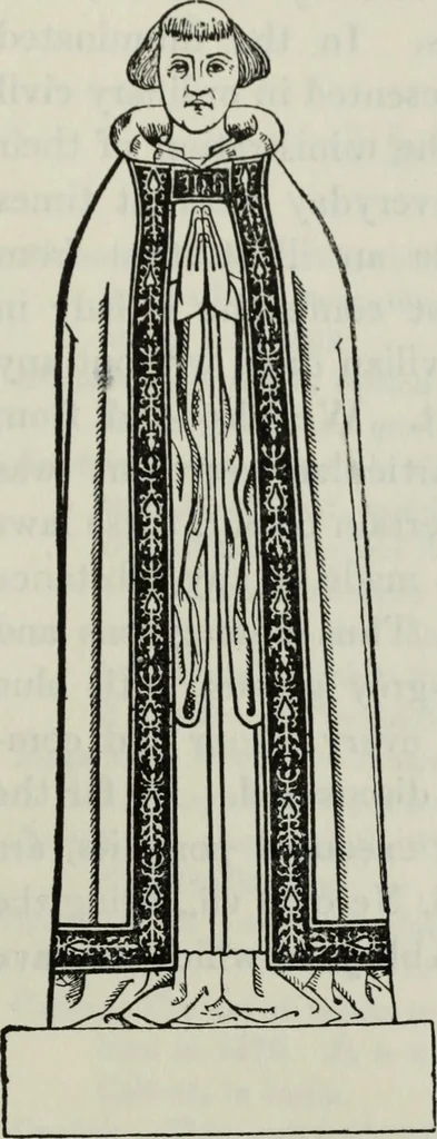An illustration from British costume during XIX centuries (civil and ecclesiastical), 1910, leaf 524