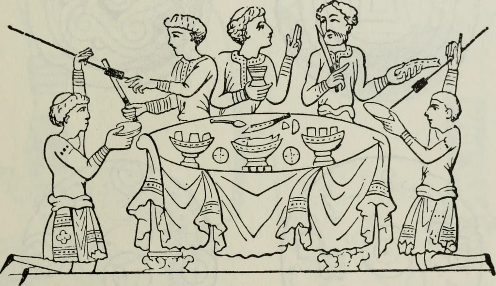 An illustration from British costume during XIX centuries (civil and ecclesiastical), 1910, leaf 58
