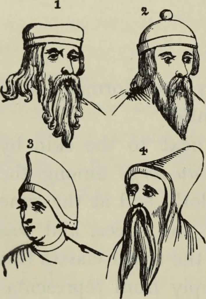 An illustration from British costume during XIX centuries (civil and ecclesiastical), 1910, leaf 67
