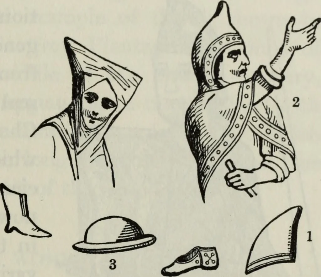 An illustration from British costume during XIX centuries (civil and ecclesiastical), 1910, leaf 72