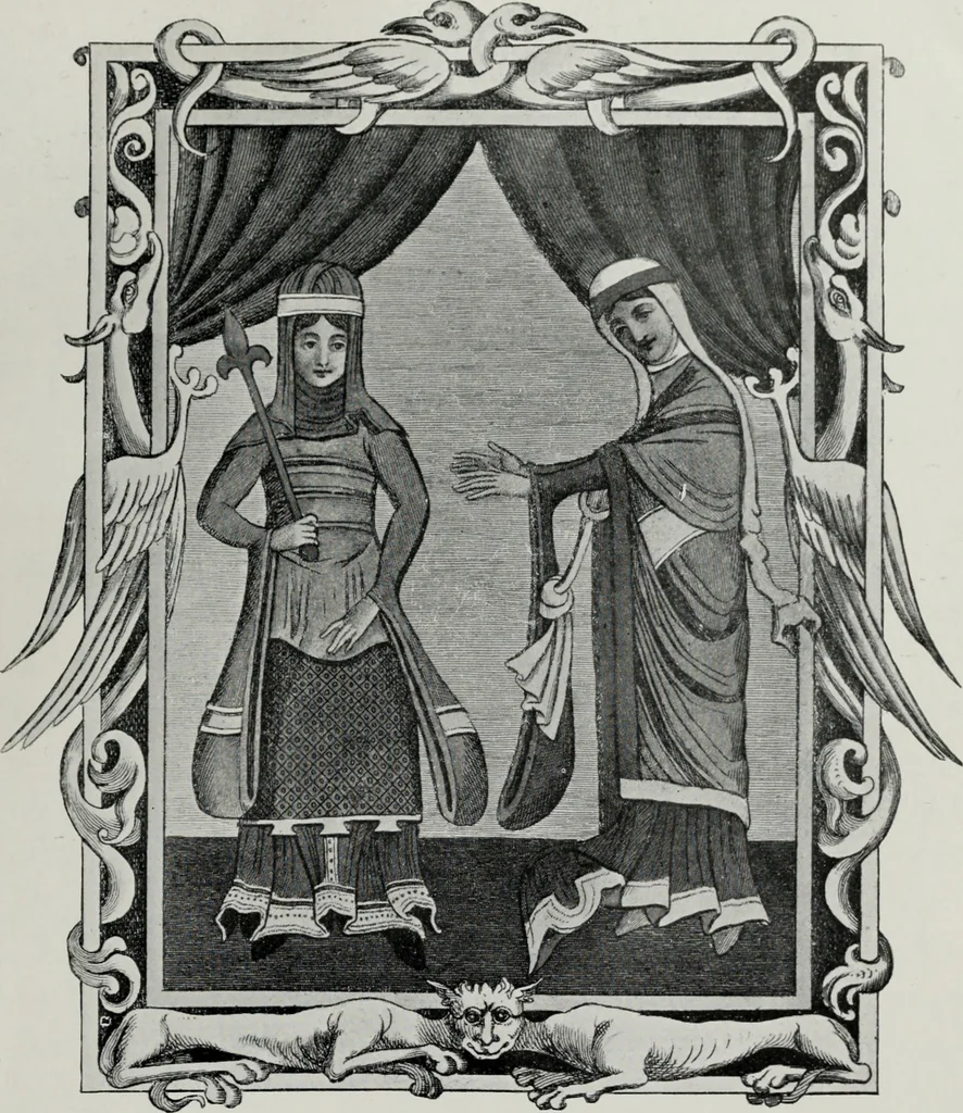 An illustration from British costume during XIX centuries (civil and ecclesiastical), 1910, leaf 78