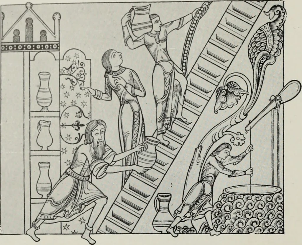 An illustration from British costume during XIX centuries (civil and ecclesiastical), 1910, leaf 85