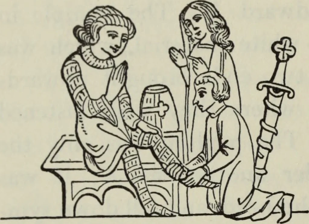 An illustration from British costume during XIX centuries (civil and ecclesiastical), 1910, leaf 93
