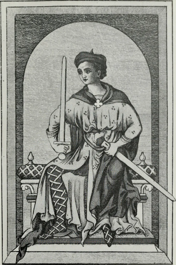 An illustration from British costume during XIX centuries (civil and ecclesiastical), 1910, leaf 96