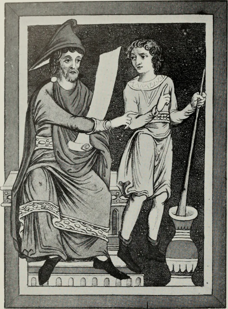 An illustration from British costume during XIX centuries (civil and ecclesiastical), 1910, leaf 97