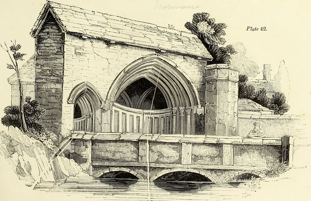 An illustration from The British drawing-book : or, the art of drawing with accuracy and beauty, containing a series of progressive lessons on drawing landscape scenery, marine views, architecture, animals, the human figure, &c. &c. also, a complete system of practical perspective, illustrated with numerous practical subjects, 1845, leaf 146