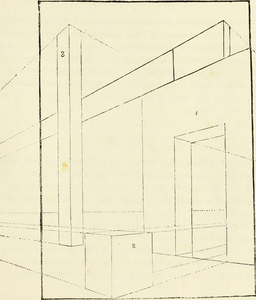 An illustration from The British drawing-book : or, the art of drawing with accuracy and beauty, containing a series of progressive lessons on drawing landscape scenery, marine views, architecture, animals, the human figure, &c. &c. also, a complete system of practical perspective, illustrated with numerous practical subjects, 1845, leaf 72