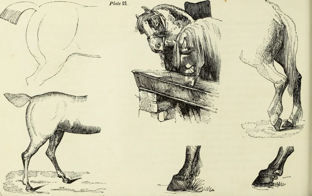 An illustration from The British drawing-book : or, the art of drawing with accuracy and beauty, containing a series of progressive lessons on drawing landscape scenery, marine views, architecture, animals, the human figure, &c. &c. also, a complete system of practical perspective, illustrated with numerous practical subjects, 1845, leaf 77