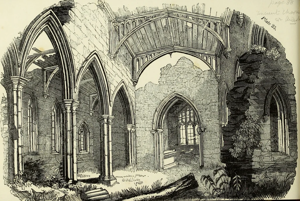 An illustration from The British drawing-book : or, the art of drawing with accuracy and beauty, containing a series of progressive lessons on drawing landscape scenery, marine views, architecture, animals, the human figure, &c. &c. also, a complete system of practical perspective, illustrated with numerous practical subjects, 1845, leaf 89