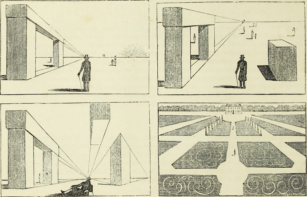 An illustration from The British drawing-book : or, the art of drawing with accuracy and beauty, containing a series of progressive lessons on drawing landscape scenery, marine views, architecture, animals, the human figure, &c. &c. also, a complete system of practical perspective, illustrated with numerous practical subjects, 1845, leaf 93