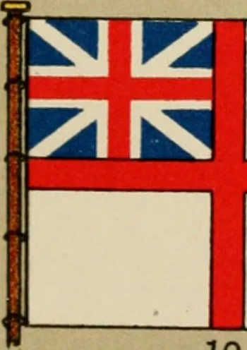 An illustration from British flags, their early history, and their development at sea; with an account of the origin of the flag as a national device, 1922, leaf 138