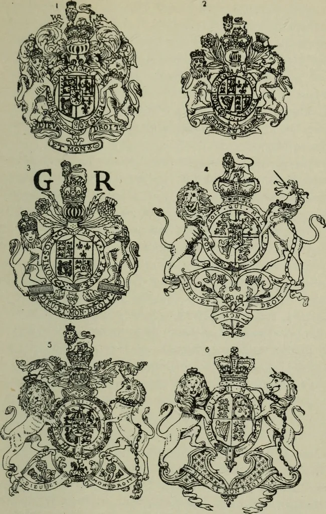 An illustration from British heraldry, 1921, leaf 222