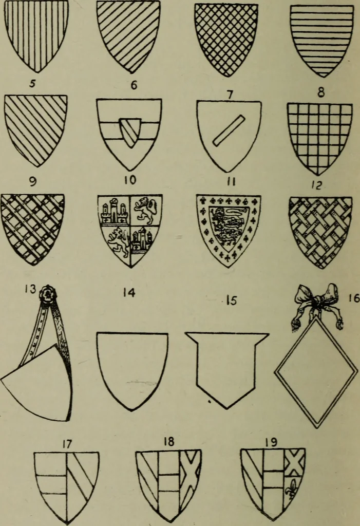 An illustration from British heraldry, 1921, leaf 25