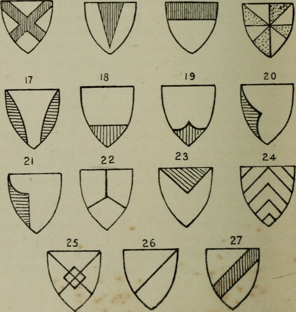 An illustration from British heraldry, 1921, leaf 29