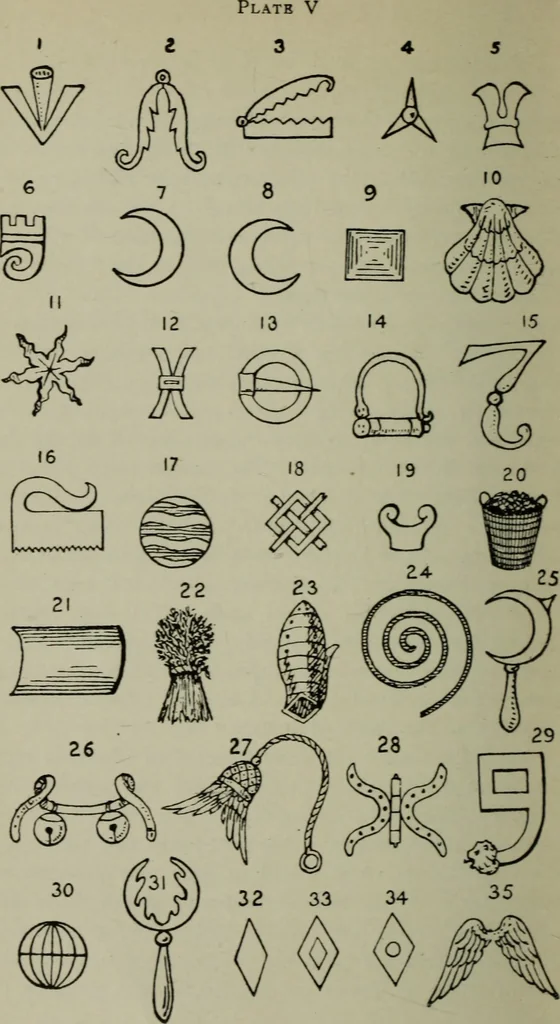 An illustration from British heraldry, 1921, leaf 39