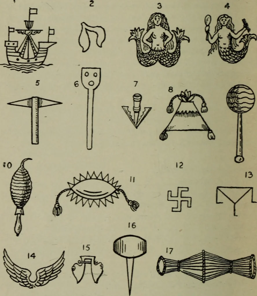 An illustration from British heraldry, 1921, leaf 45
