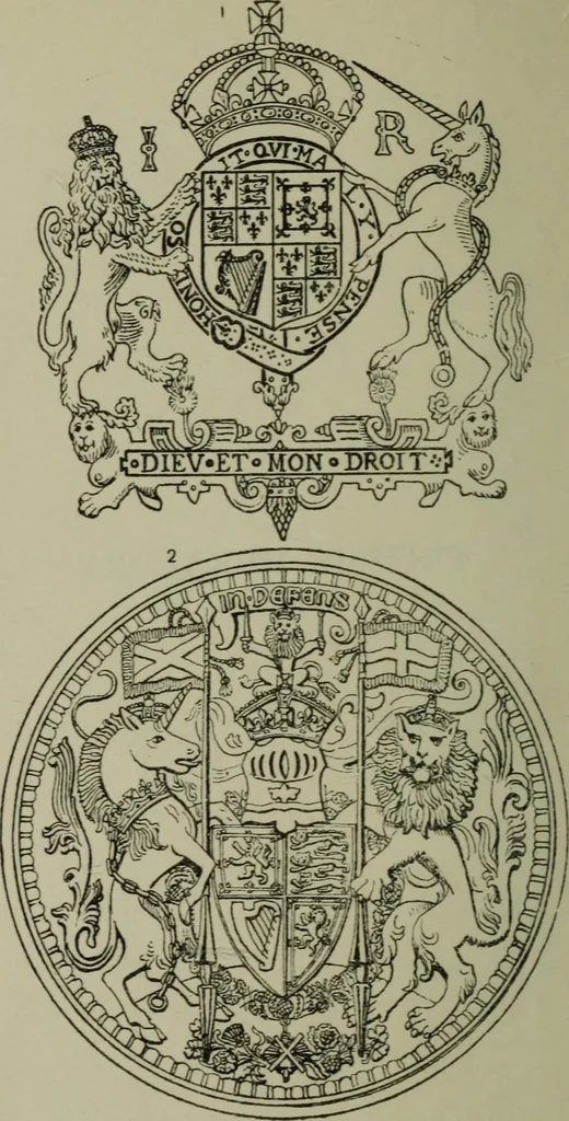 An illustration from British heraldry, 1921, leaf 5