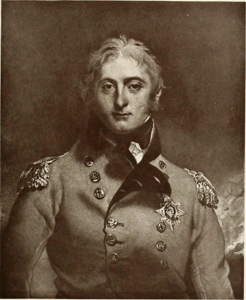 An illustration from British military prints, 1909, leaf 118