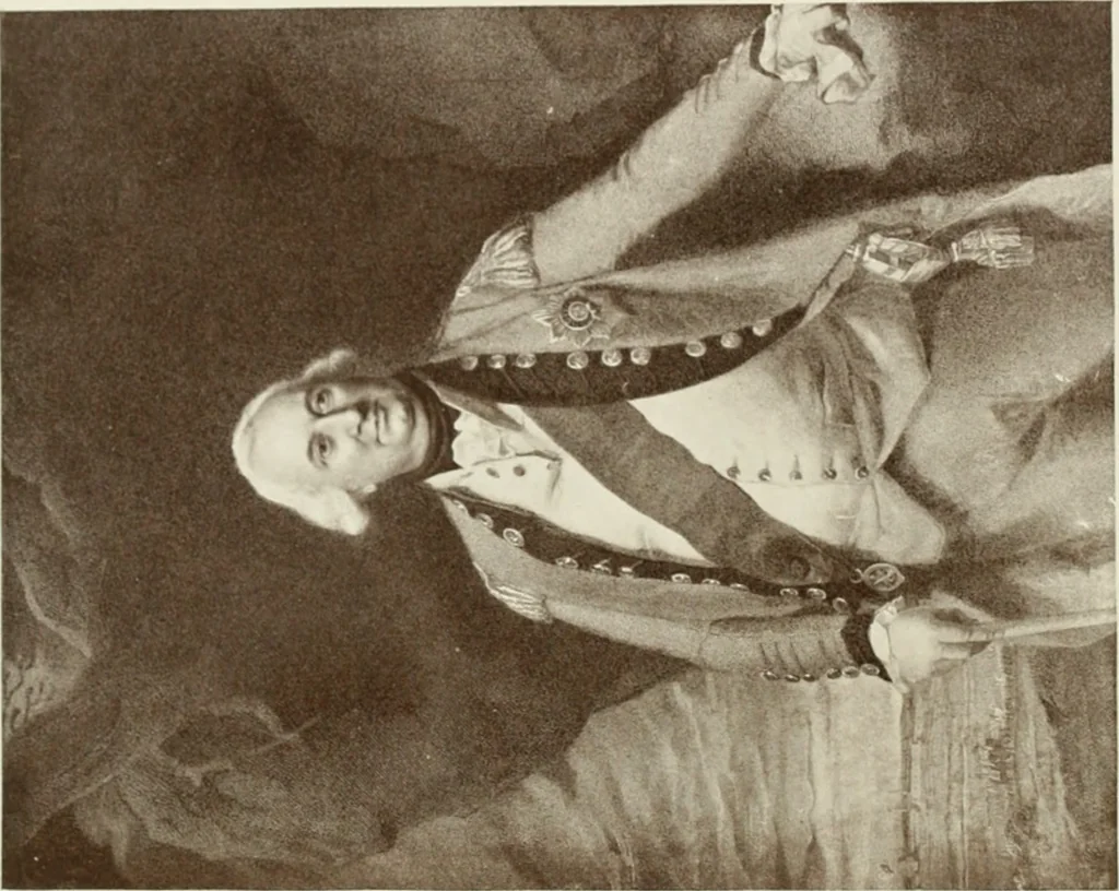 An illustration from British military prints, 1909, leaf 123