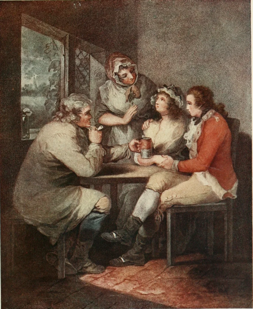 An illustration from British military prints, 1909, leaf 128