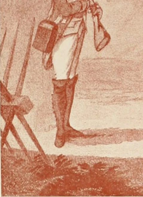 An illustration from British military prints, 1909, leaf 132