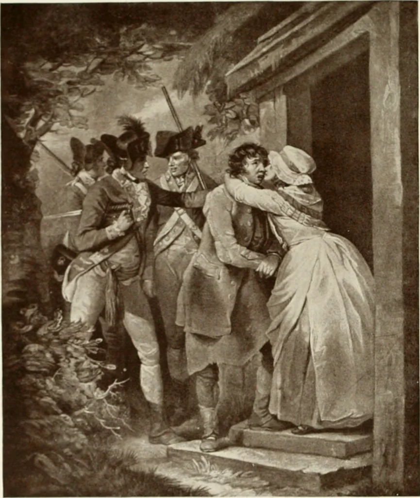 An illustration from British military prints, 1909, leaf 134