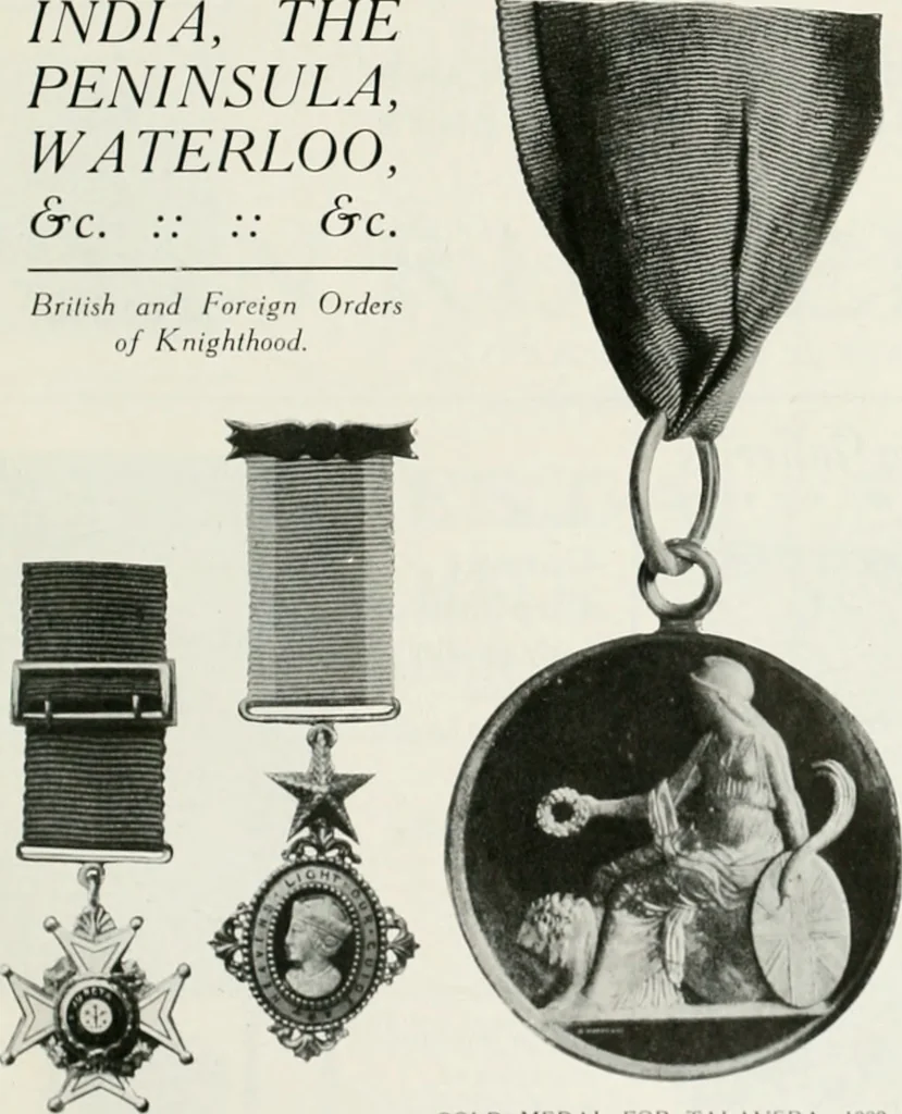 An illustration from British military prints, 1909, leaf 14