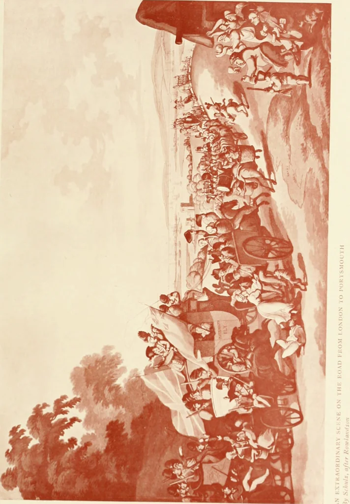 An illustration from British military prints, 1909, leaf 154