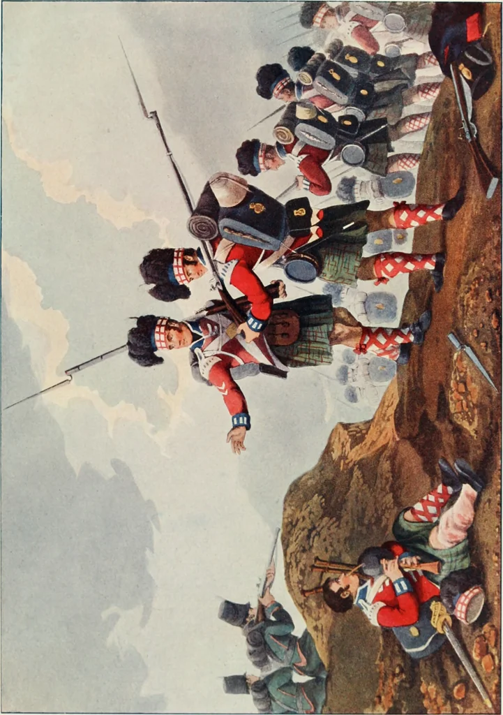 An illustration from British military prints, 1909, leaf 160
