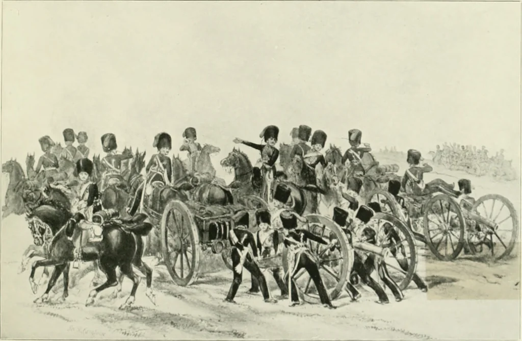 An illustration from British military prints, 1909, leaf 162