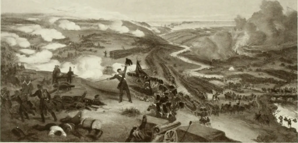 An illustration from British military prints, 1909, leaf 163