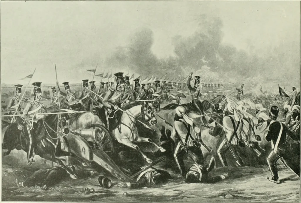 An illustration from British military prints, 1909, leaf 171