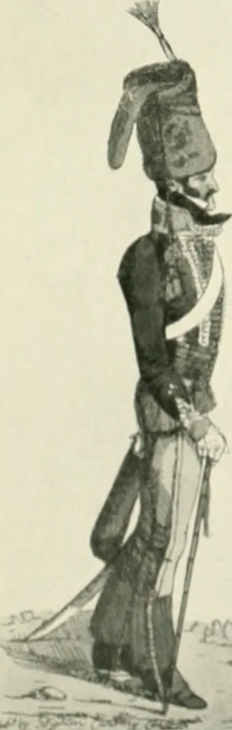 An illustration from British military prints, 1909, leaf 178