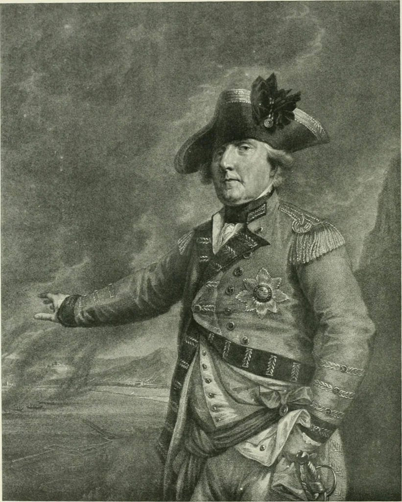 An illustration from British military prints, 1909, leaf 181