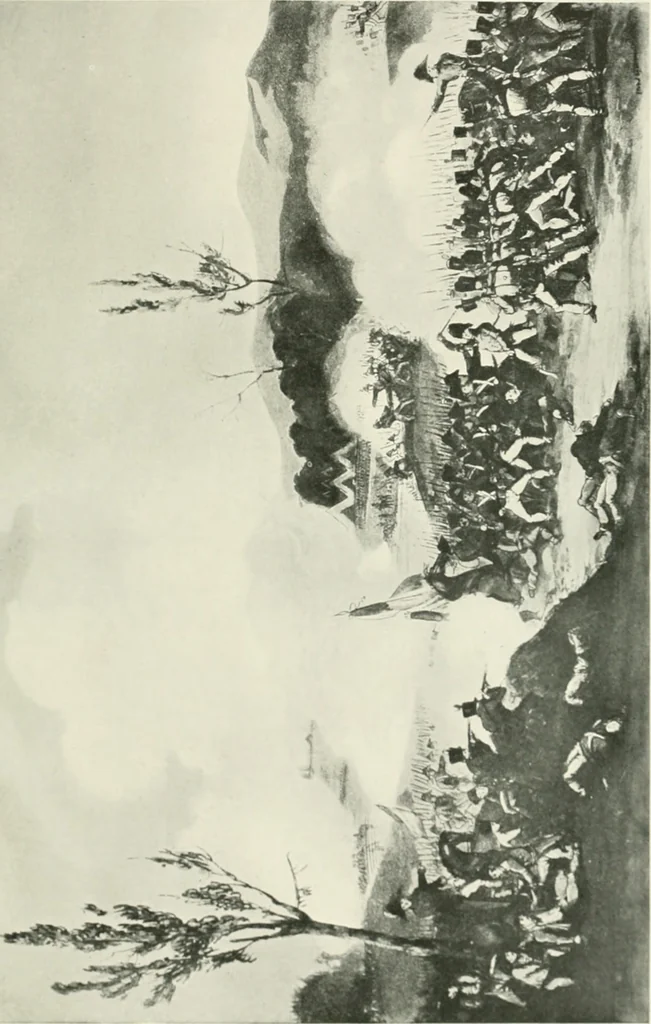 An illustration from British military prints, 1909, leaf 188