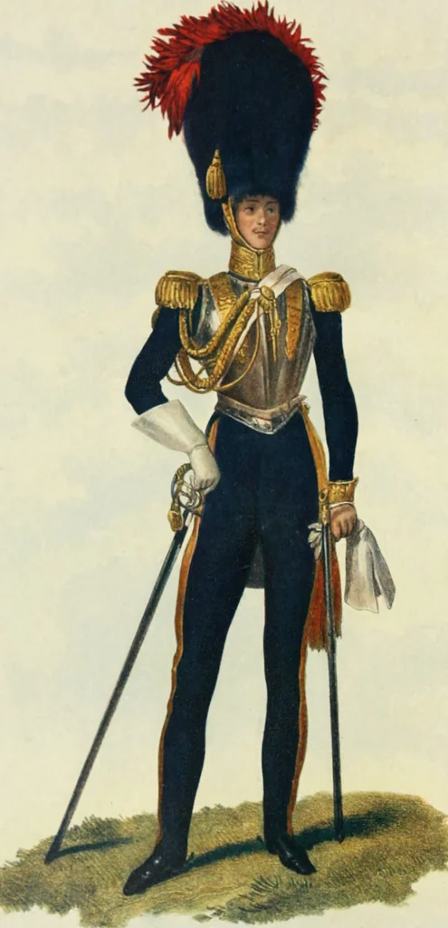 An illustration from British military prints, 1909, leaf 37