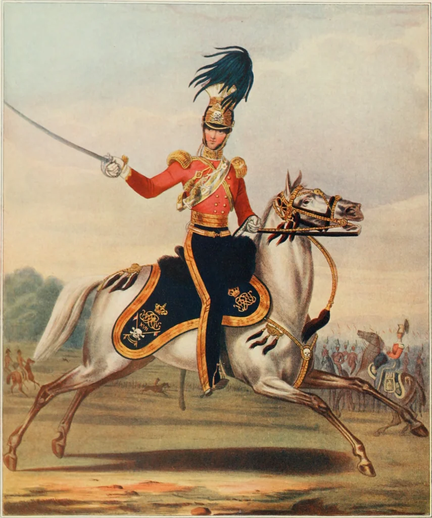 An illustration from British military prints, 1909, leaf 49