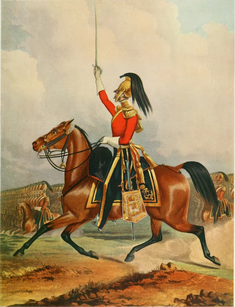 An illustration from British military prints, 1909, leaf 78