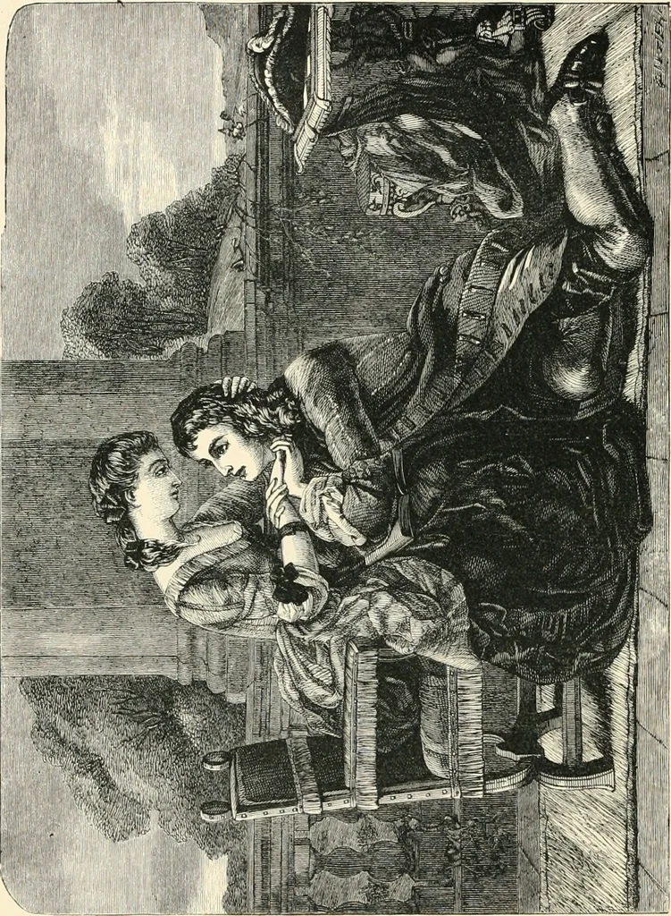 An illustration from British painters; with eighty examples of their work engraved on wood, 1881, leaf 105