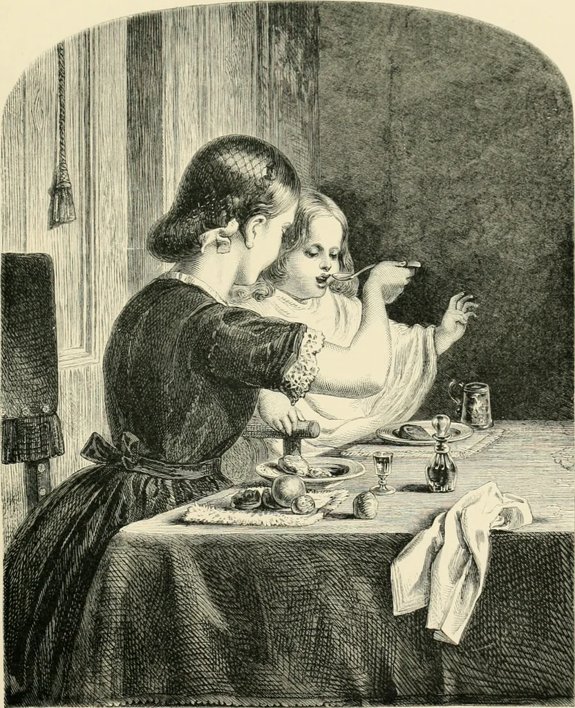 An illustration from British painters; with eighty examples of their work engraved on wood, 1881, leaf 148