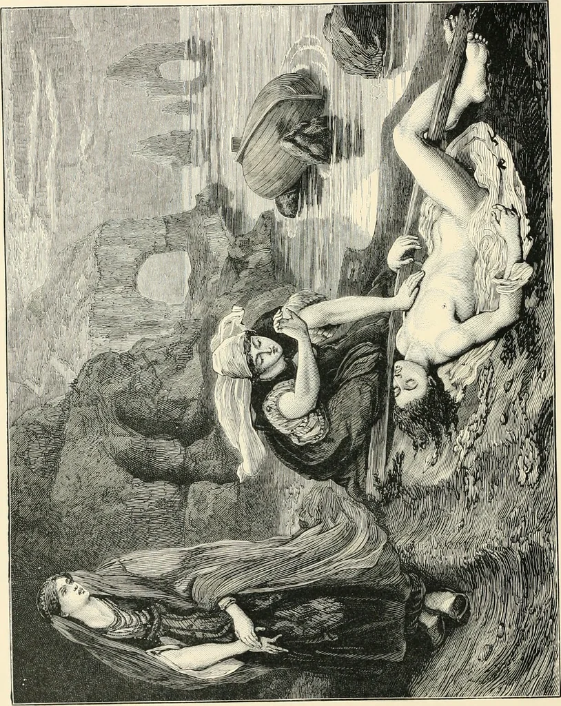 An illustration from British painters; with eighty examples of their work engraved on wood, 1881, leaf 245