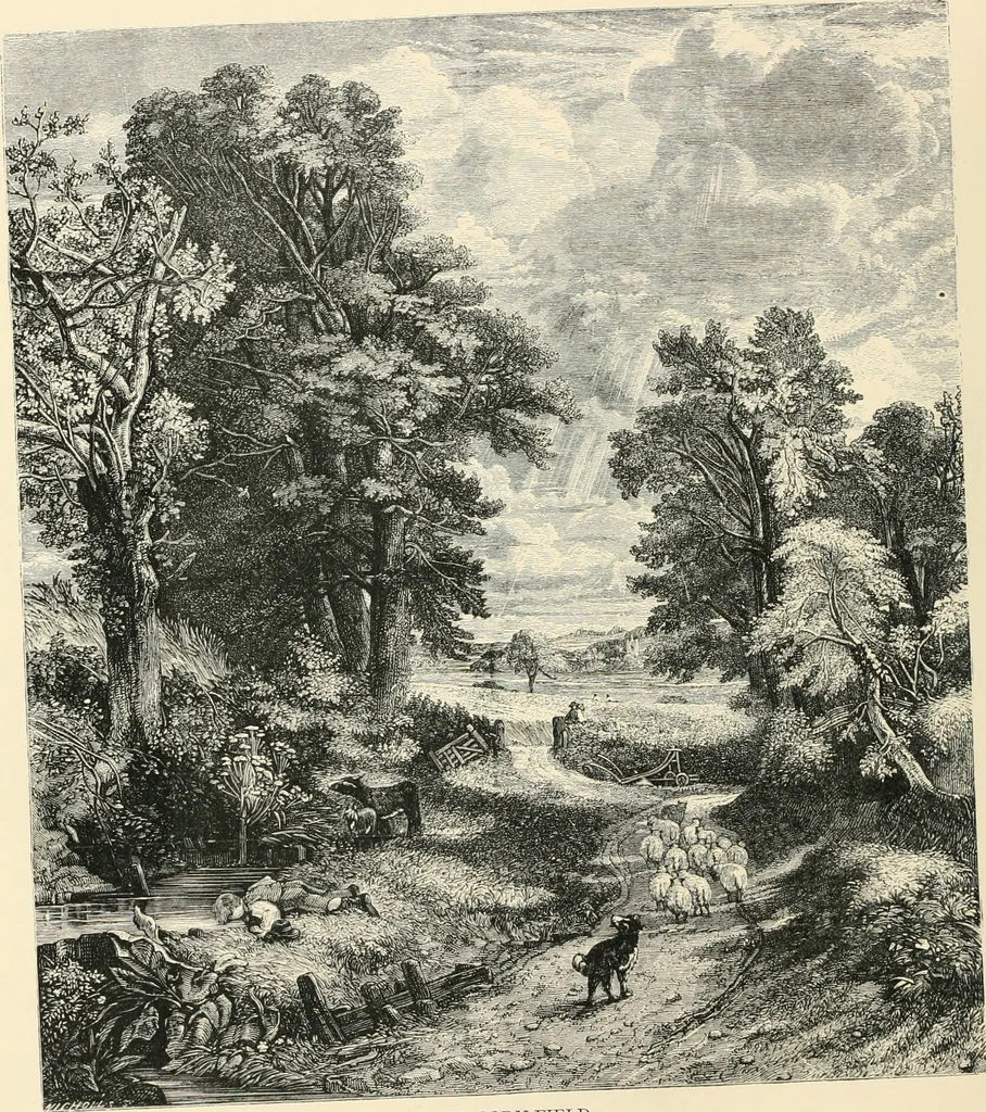 An illustration from British painters; with eighty examples of their work engraved on wood, 1881, leaf 27