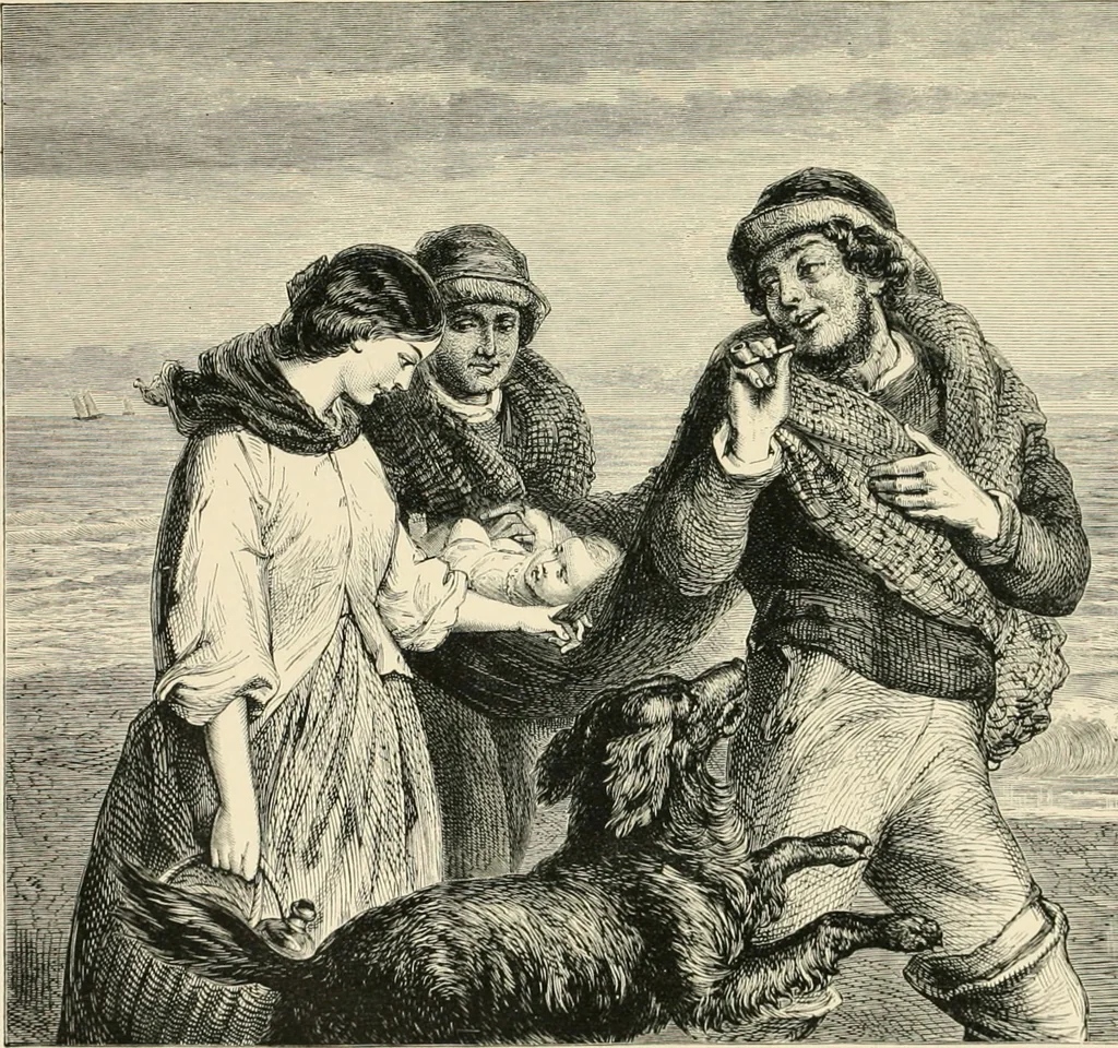 An illustration from British painters; with eighty examples of their work engraved on wood, 1881, leaf 298