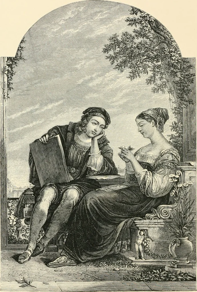 An illustration from British painters; with eighty examples of their work engraved on wood, 1881, leaf 33