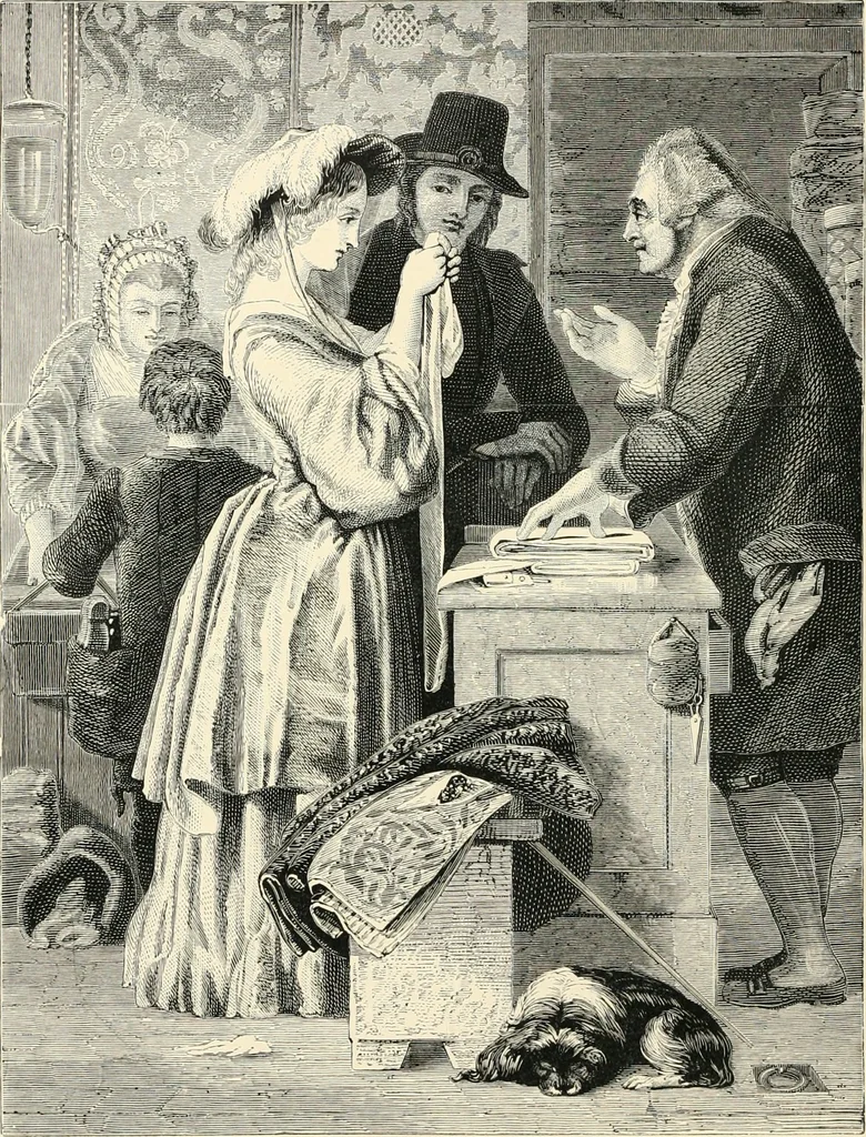 An illustration from British painters; with eighty examples of their work engraved on wood, 1881, leaf 55