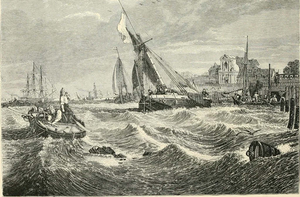 An illustration from British painters; with eighty examples of their work engraved on wood, 1881, leaf 97