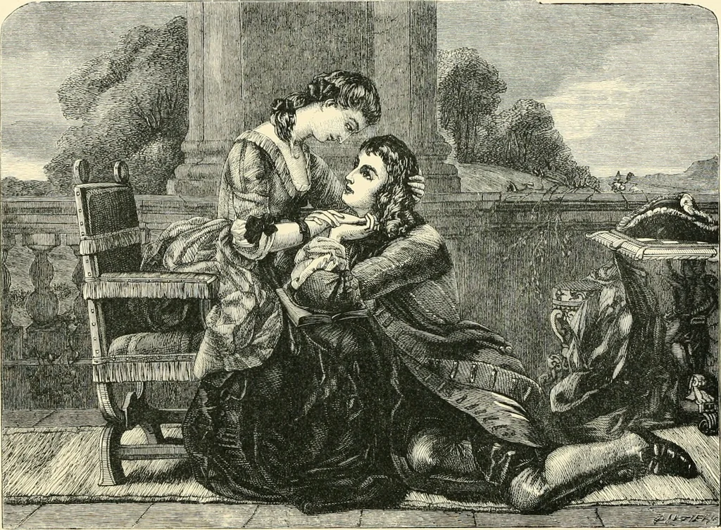 An illustration from British painters; with eighty examples of their work engraved on wood, 1881, leaf 105