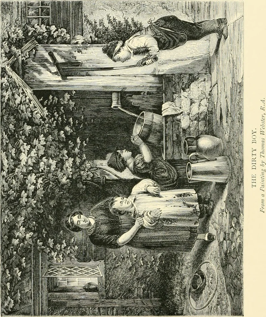 An illustration from British painters; with eighty examples of their work engraved on wood, 1881, leaf 111