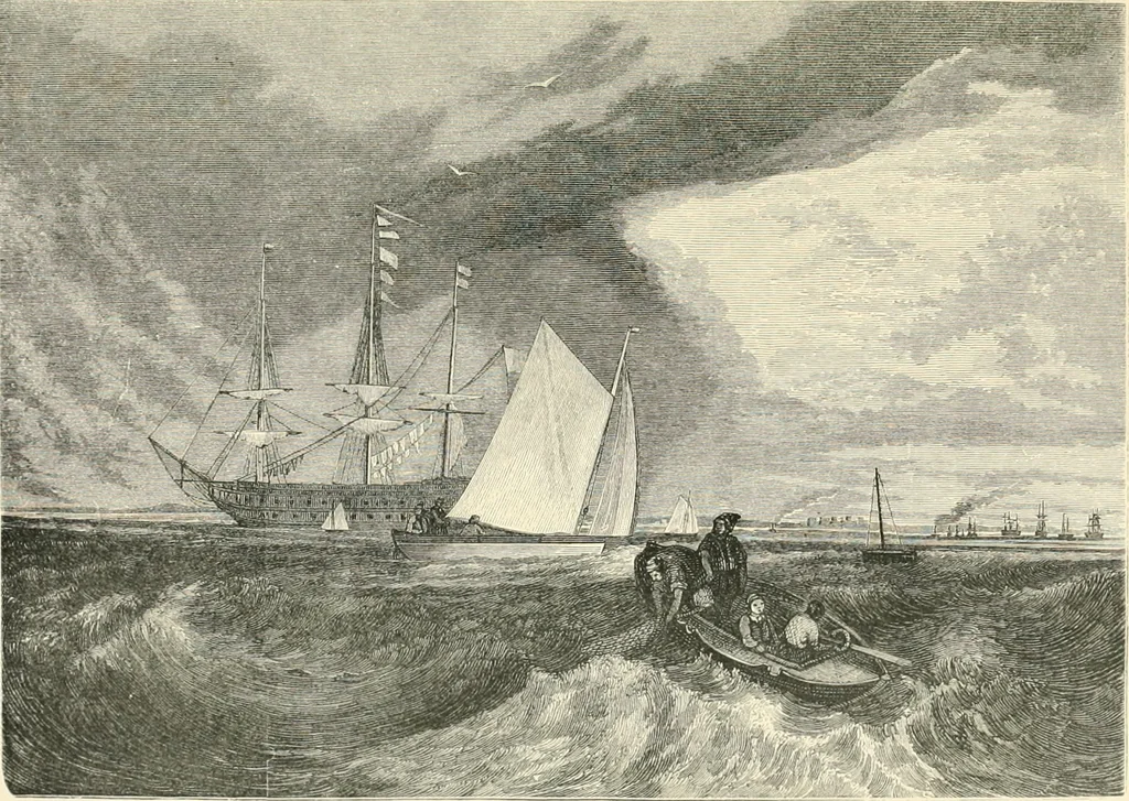 An illustration from British painters; with eighty examples of their work engraved on wood, 1881, leaf 20