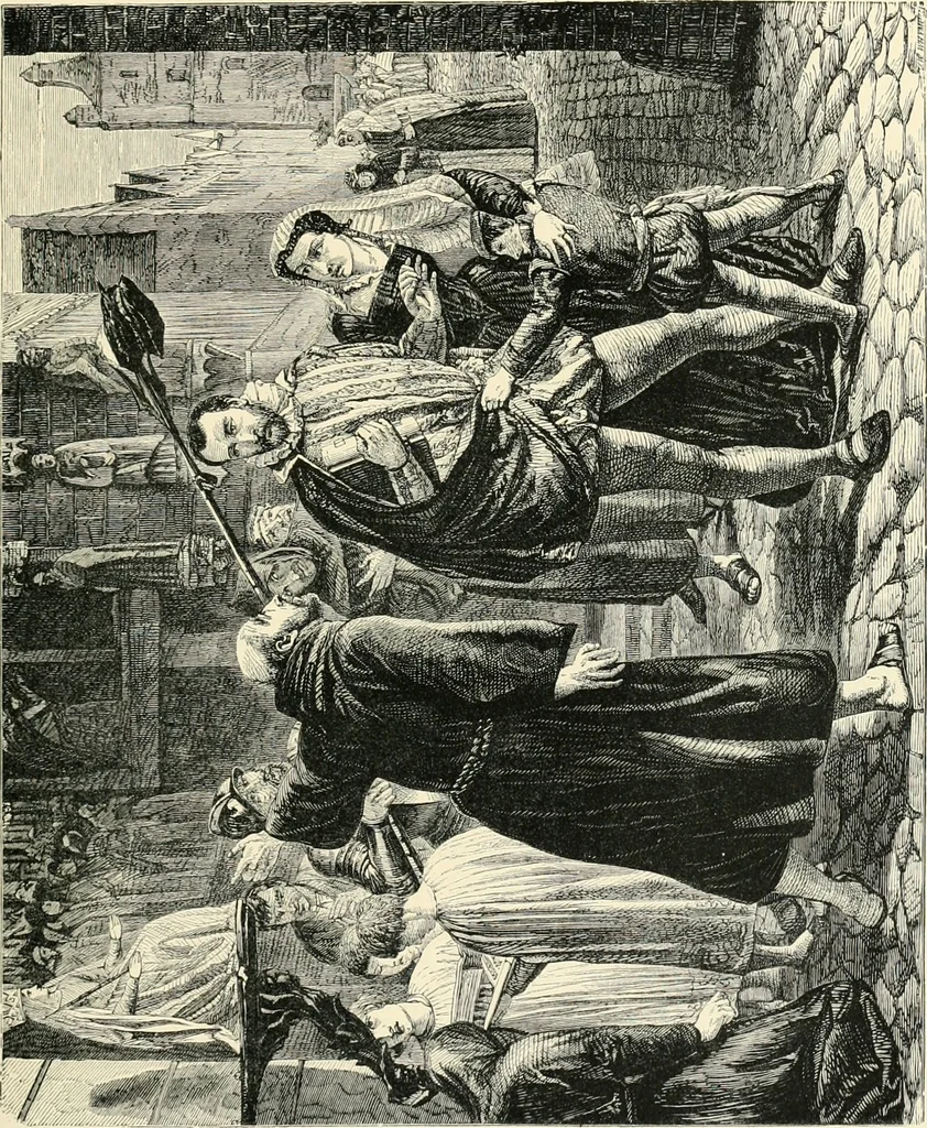 An illustration from British painters; with eighty examples of their work engraved on wood, 1881, leaf 210